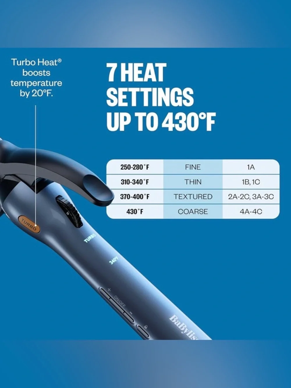 BaBylissPRO Nano Titanium PrecisionGrip 1 Inch Curling Iron